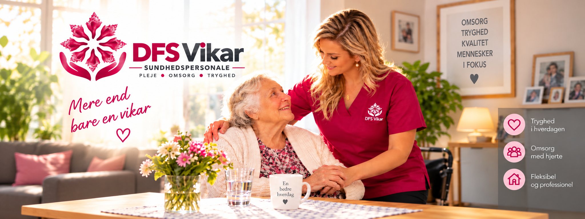 DFS Vikarservice — professionel pleje og omsorg